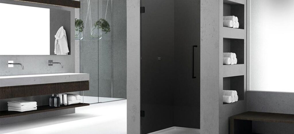 Douche trekker Gunmetal - Met 3M ophangsysteem, zonder boren