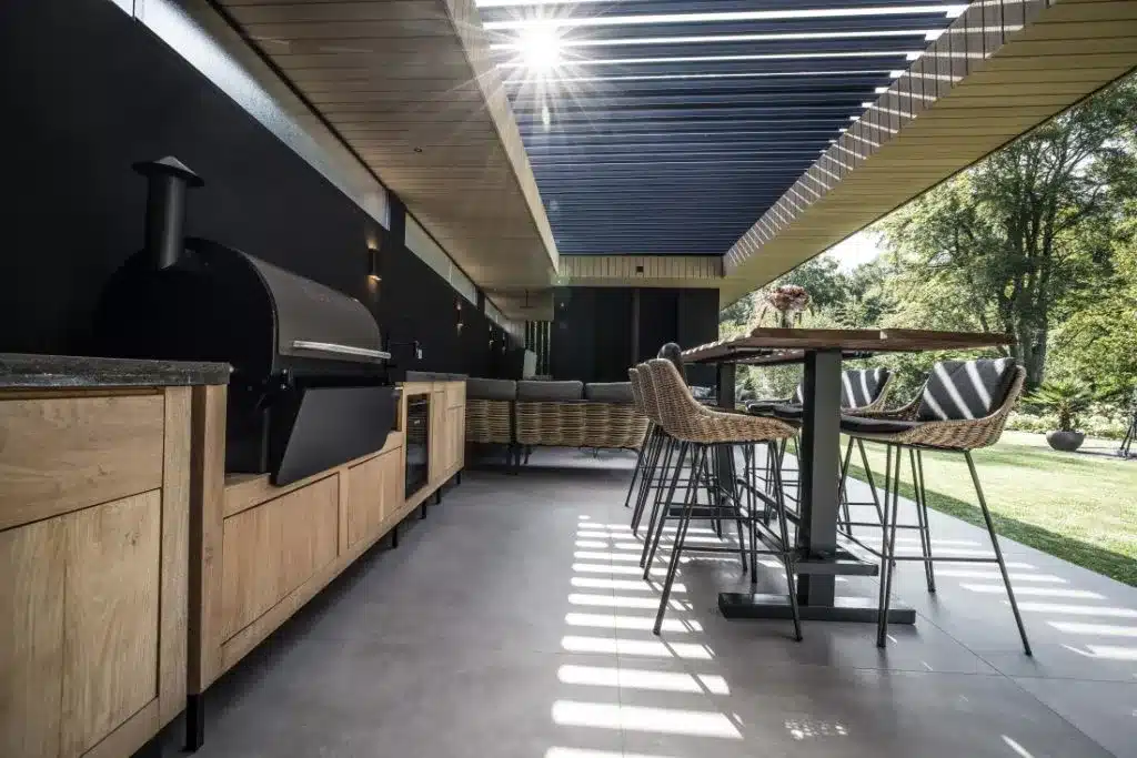 Inrichting overkapping