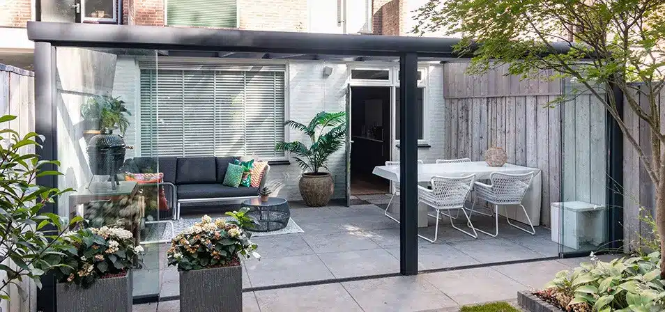 Inrichting overkapping