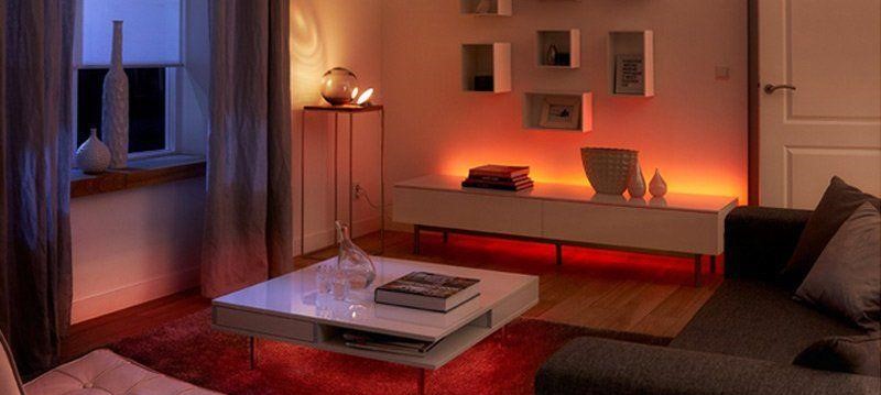 Een warme woonkamerinrichting